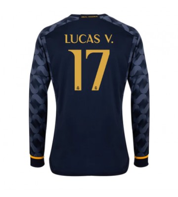 Real Madrid Lucas Vazquez #17 Replica Away Stadium Shirt 2023-24 Long Sleeve